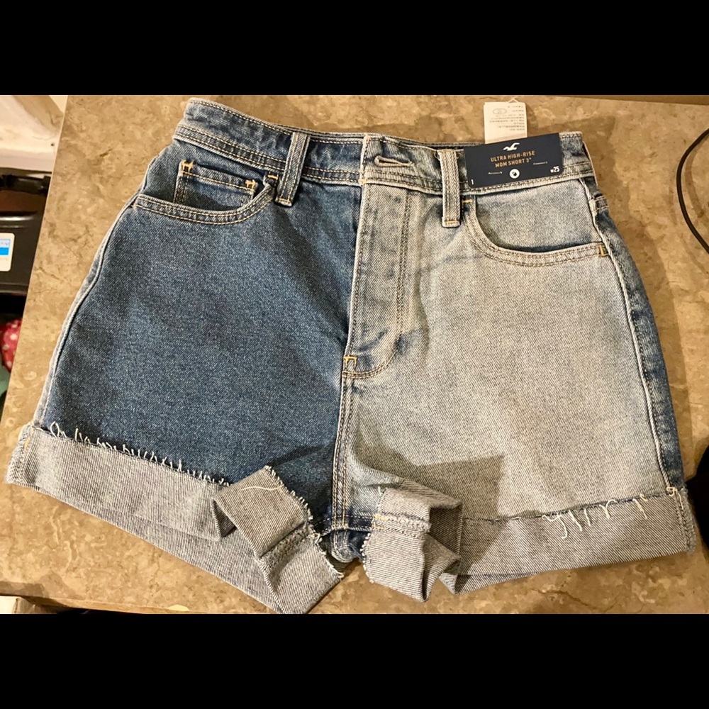 Vintage Stretch Ultra High-Rise Denim Mom Short 3”
